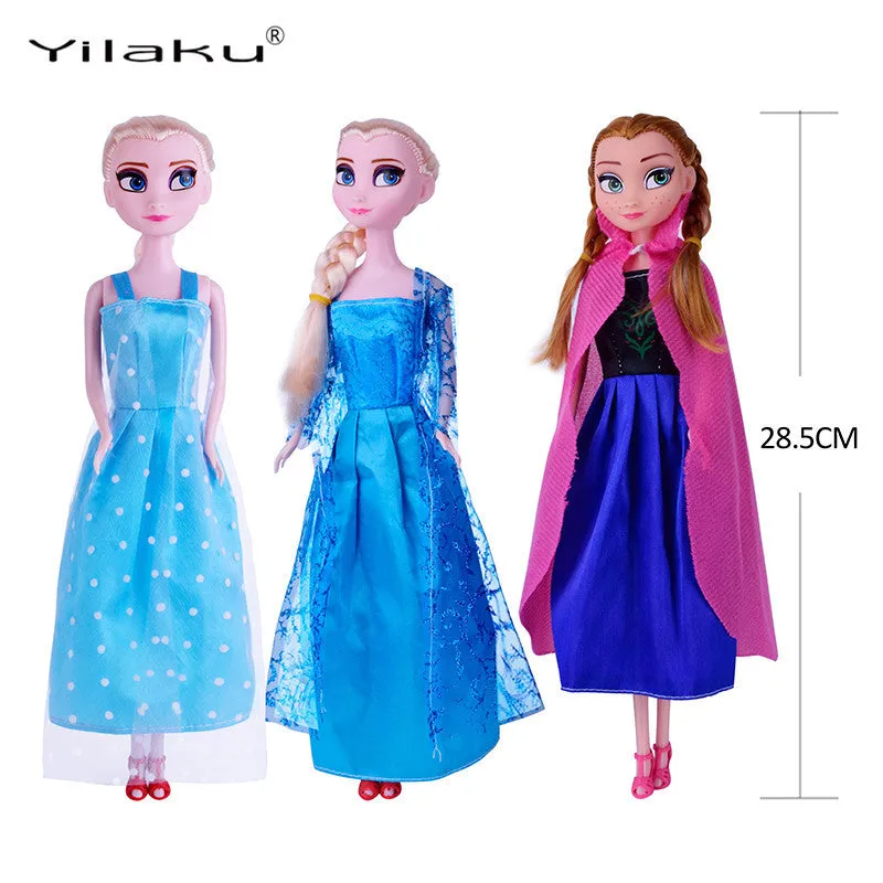 Princess Elsa Anna Baby Girls Dolls Cinderella Olaf Kids Toys for Girl Sharon Doll Brinquedos Meninas Hot Sale DD001