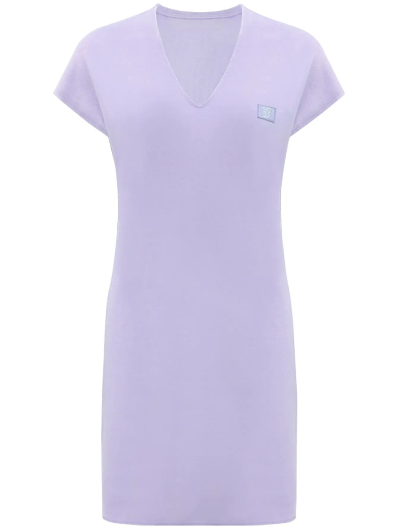 Relaxed Short Sleeved Lavender Dress