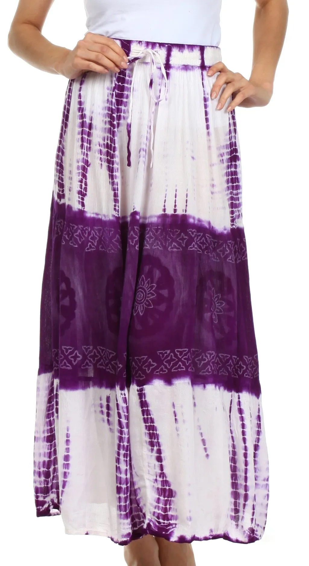 Sakkas Trinity Gypsy Boho Gauzy Skirt