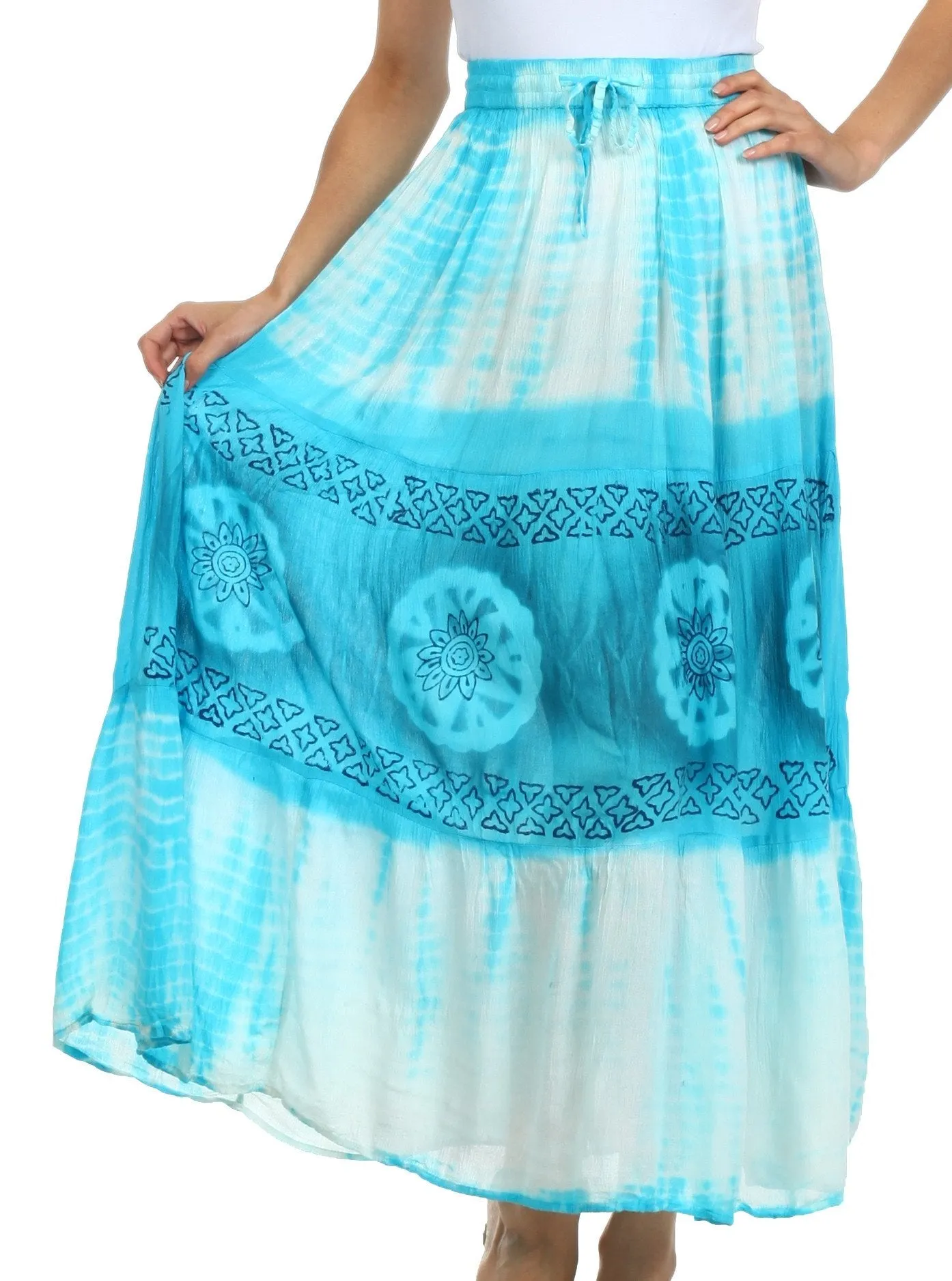 Sakkas Trinity Gypsy Boho Gauzy Skirt