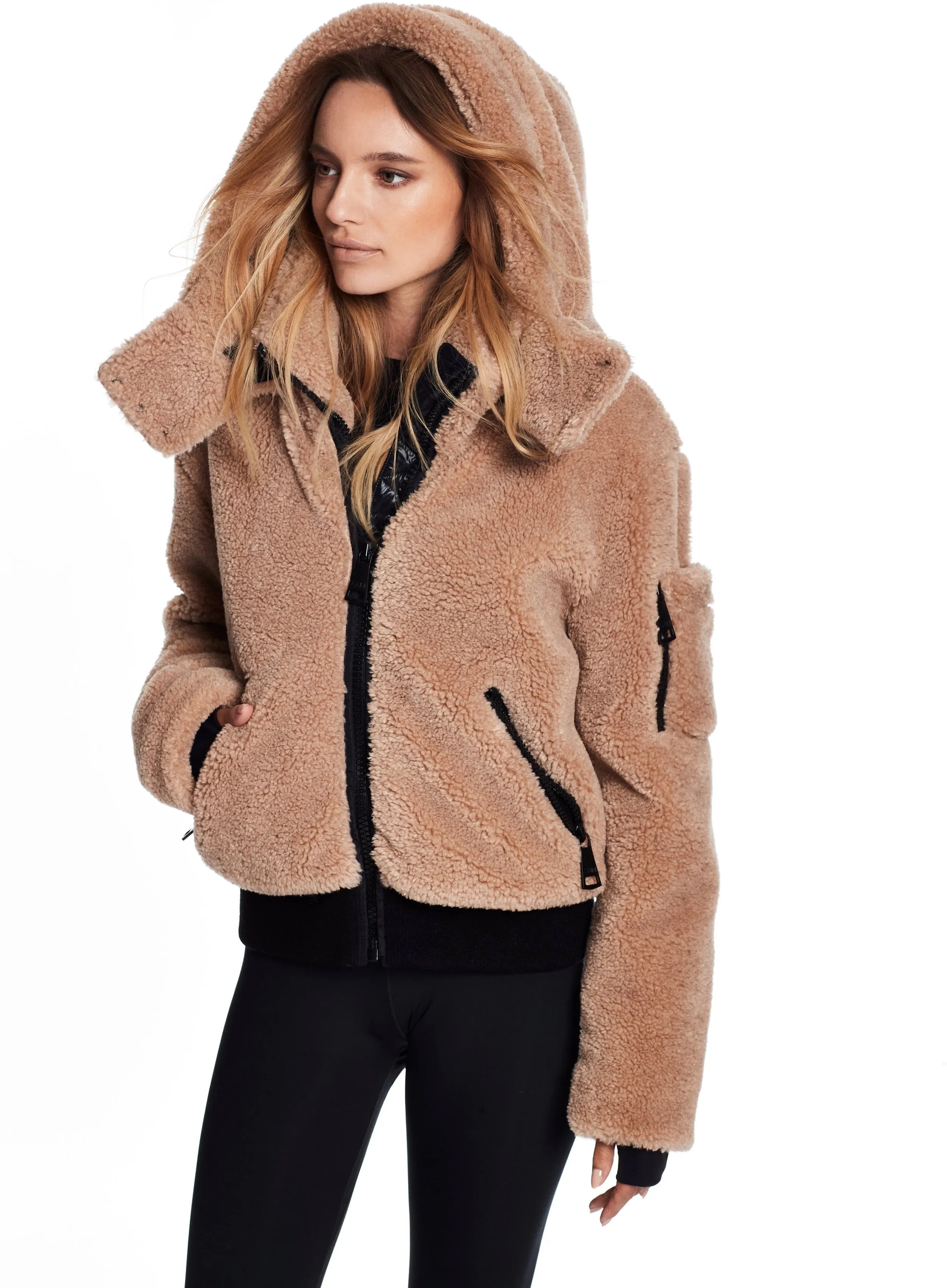 SAM - Nala Sherpa Jacket in Camel