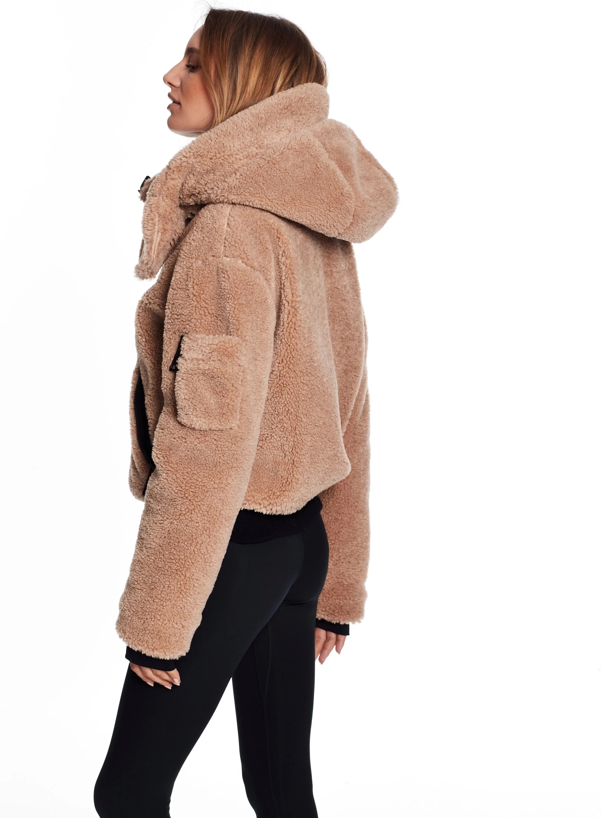 SAM - Nala Sherpa Jacket in Camel