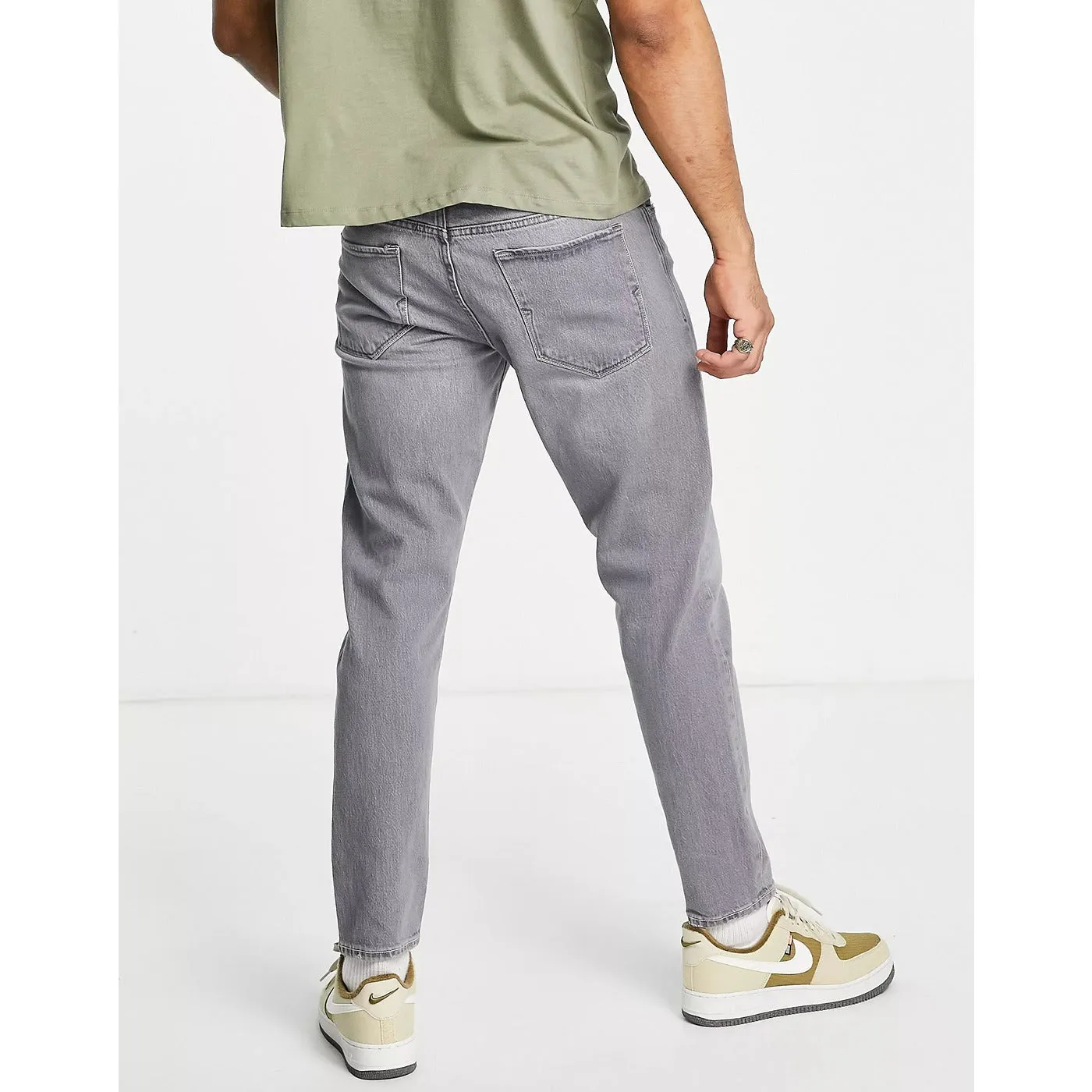 SM Grey Slim Tapered Jeans