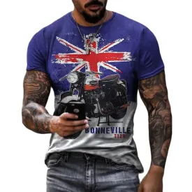 Vintage Men's T-shirts 3d Printed racing,Tops Fashion For Mens _Oversized Tees