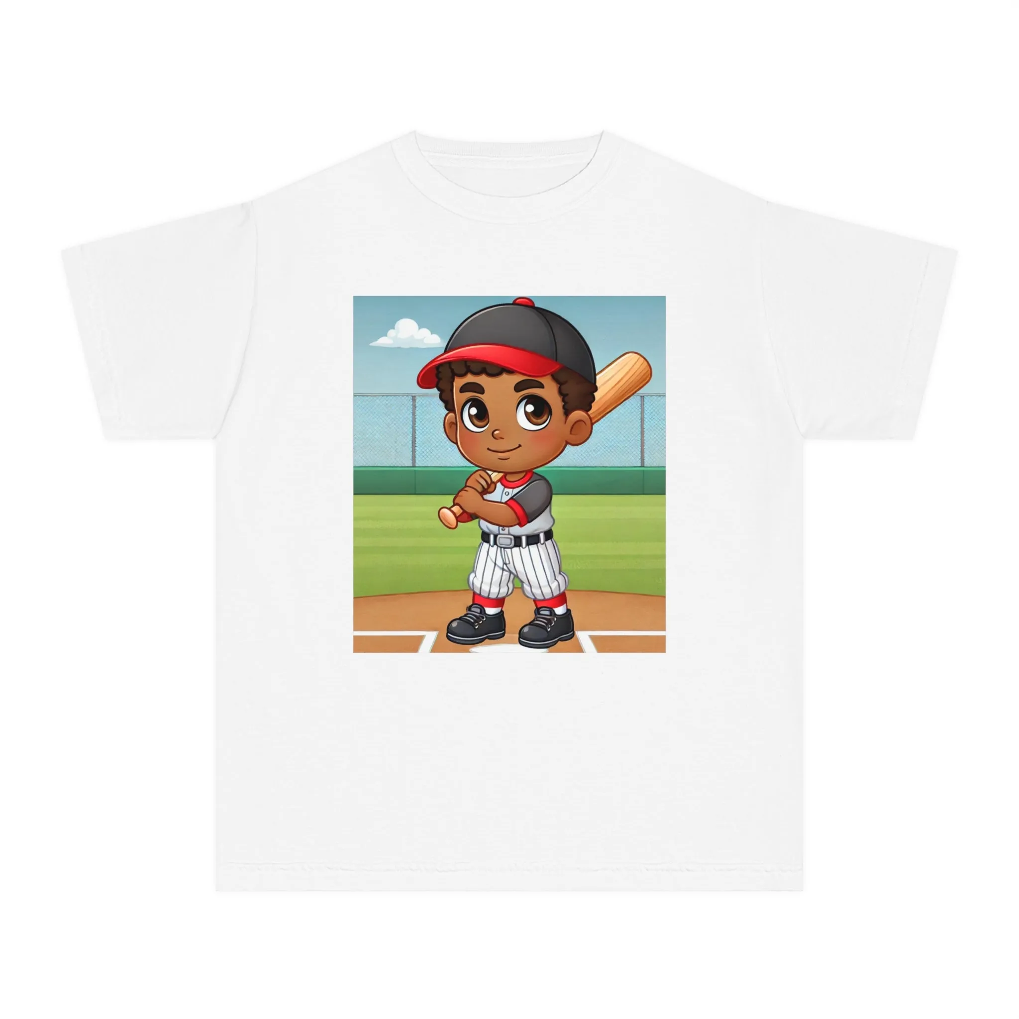 Youth - Baseball Player Midweight Tee