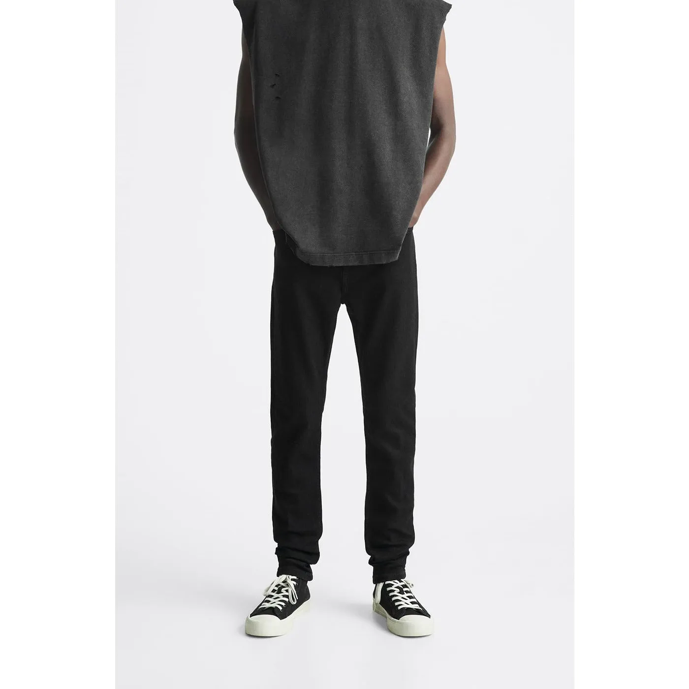 ZR Black Skinny Fit Jeans